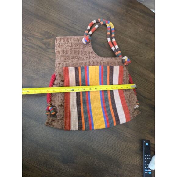 Buzhiyun Women Hippie Boho Chic Hobo Handbag Shoulder Bag Knit Embroidery Large - Picture 3 of 16